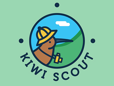 kiwi scout 3d animation branding design graphic design illustration logo motion graphics ui vector