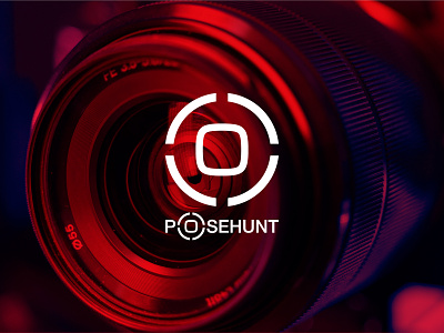 Posehunt photography logo brand identity branding logo logo design