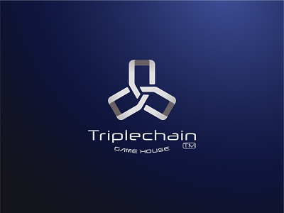 Triplechain logo branding logo logo design