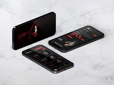 Gigue App creative layout design graphic design ui ui design uiux design