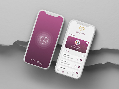 Eternity App creative layout design graphic design ui ui design uiux design