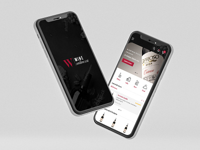 Wine Online.ca App creative layout design graphic design ui ui design uiux design