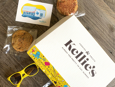 Kellie's Baking Co Packaging Design bakery brand design branding design graphic design illustration packaging design restaurant design stationery visual design