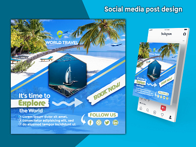 Social media post design