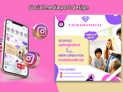 Social media post design