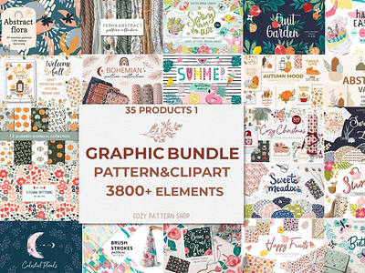 Graphic Bundle clipart & pattern