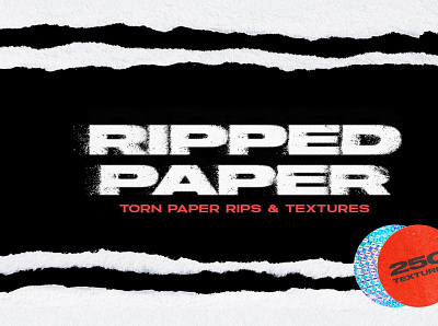 Ripped Torn Paper Transparent Rips 3d animation app branding design graphic design icon illustration logo motion graphics ui