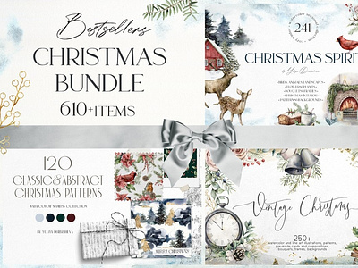 Bestsellers Christmas Bundle 610+