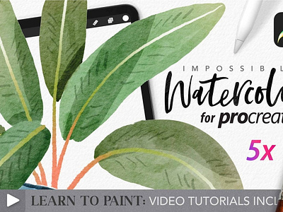 Procreate Watercolor Kit