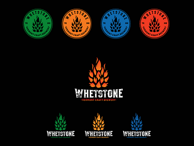 Whetstone - craft brewery logo / label beer brand brewery craft drinks economical fire hip hop logo vermont