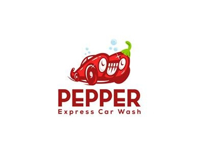 Pepper car character chilly express fast hot pepper red wash