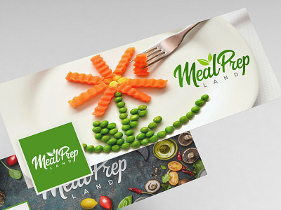 MealPrepLand - Social Media Brand logo logo designer mark meal type typography