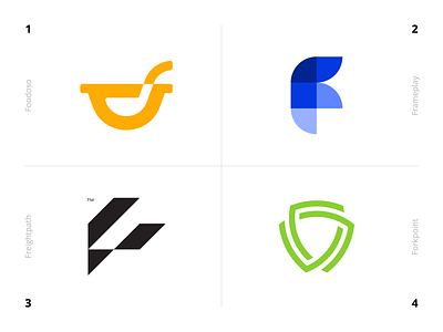 Logo Alphabet - F Lettermarks