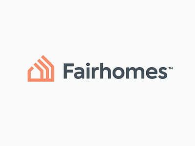 Fairhomes logo brand branding design home house house logo icon identity layers logo logo design logotype real estate logo sale startup