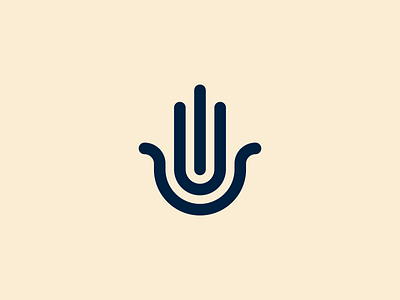 Hand of Hamsa arabic brand brand identity branding design hamsa hand icon logo mark minimal protection symbol