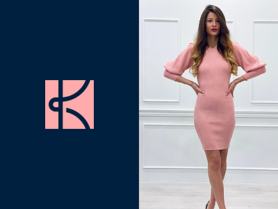 Karma boutique brand branding fashion icon identity k karma knot logo logo design logotype mark minimal monogram