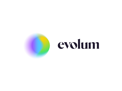 Evolum brand branding chakras colorfull emotion evolution festive flow growth identity logo logo design meditation minimal