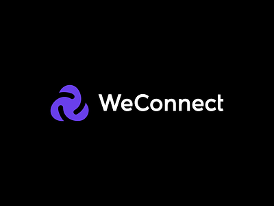 We brand branding cloud connect data design hosting icon identity logo monogram startup symbol together