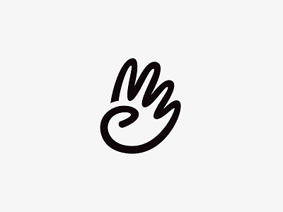 Hand brand branding friendship hand human icon identity logo mark minimal symbol