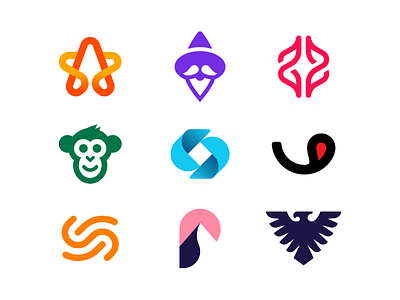 Logo collection brand branding design icon identity logo logodesign logos logotype mark minimal monogram startup