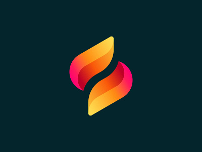 Wip brand branding design fire flame icon identity letter logo logo mark minimal monogram monogram logo s s logo startup