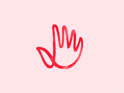 Hola friendly human sketch hand branding brand logo design logo