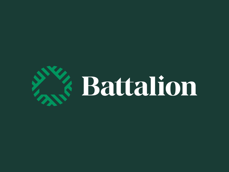 Battalion block brand branding capital design home house identity logo mark minimal mortgage negative space real estate technology venture