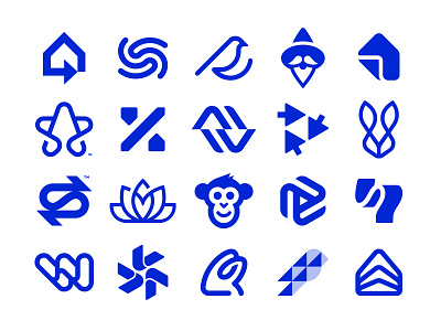 Selected marks 2021 brand branding design graphic design icon identity logo logo designer logo mark mark minimal symbol