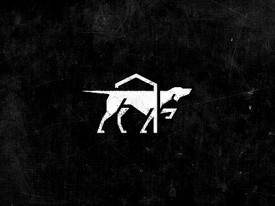 Birddogger Properties bird dog house logo mark properties scrachy symbol tsanev
