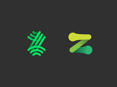 Z mark branding company logo mark media simple social tsanev z zoom