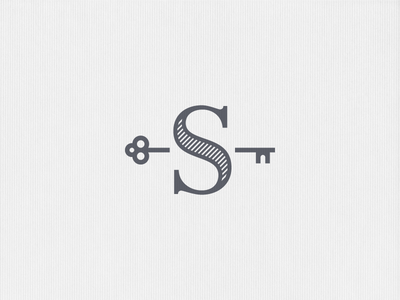 S key clasic identity key logo mark s tsanev