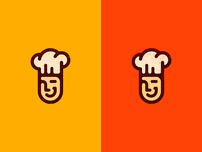 Chef Logo chef cook culinary face icon identity logo tsanev