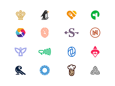 Logo Update branding collection icons logo mark minimal monogram symbol tsanev