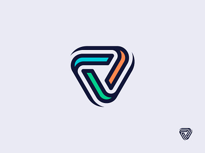 wip abstract branding connection design logo shield v