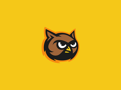 Owl Character animal bird branding character design head logo owl