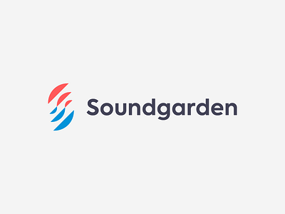 Work in progress branding electronics garden logo monogram s shop signal sound waves