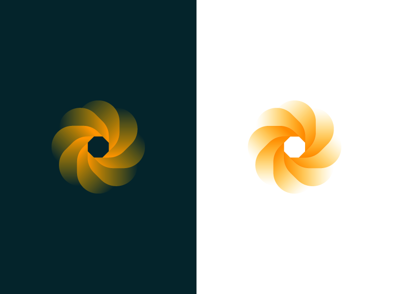 Flower transparency leaf branding design logo flower