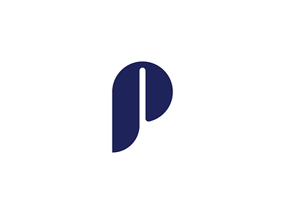 P Monogram branding letter logo mark monogram p symbol