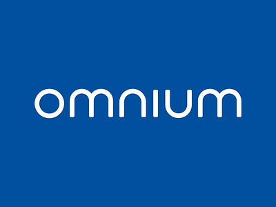 Omnium Wordmark branding letters logo minimal omnium typography wordmark