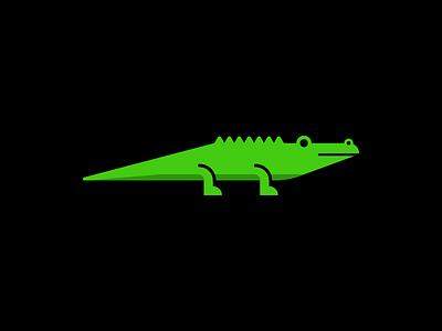 Crocodile animal beast crocodile gator logo mark reptile