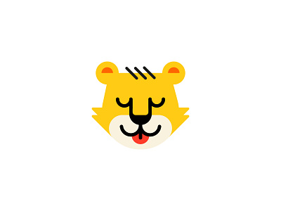 Leo animal brand branding cute head kids leo lion logo sleep