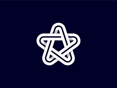 Star app branding interaction logo mark star