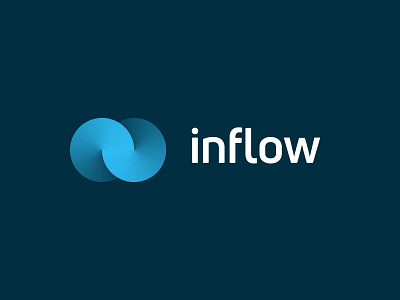 inflow abstract brain branding flow inflow intersections logo mental performance