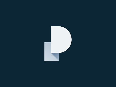 P monogram branding design geometric icon letter logo minimal monogram p typography