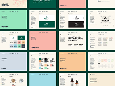 Freya Organics brand guidelines