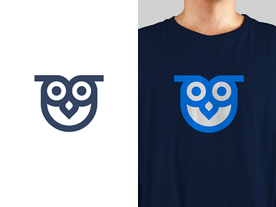 Owl bird brand identity branding cute education geometric learning logo logo design minimal owl smart startup