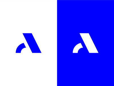 A monogram a bold branding design letter logo logo design minimal monogram simple technology