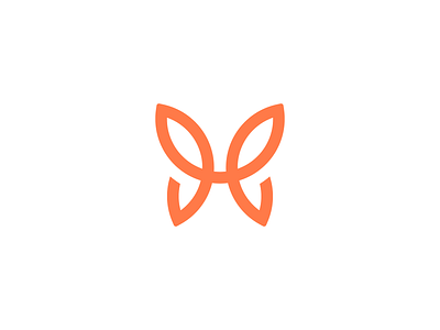 Butterfly mark animal brand design branding butterfly logo icon identity linework logo mark minimal symbol