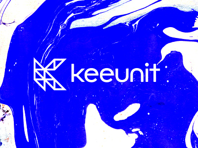 Keeunit brand branding elearning k key lettering logo logo design minimal startup teamwork unit