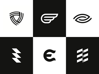 Logo Alphabet - E Lettermarks